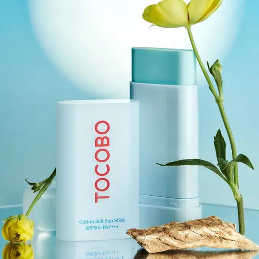 Protector solar coreano en barra Tocobo SPF50+ para todo tipo de piel- Minji Belleza